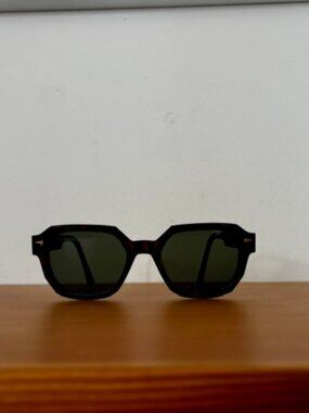 Ahlem Bellechasse Dark Turtle Sunglasses $540 new